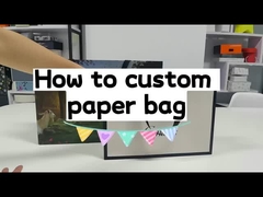 Großhandel Luxus-Schuhe Kleidung Verpackung Papiertüten Druck-Personal-Logo Kleidung Einkaufen Geschenk Juwel