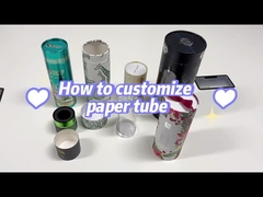 Zylinderbox für Kosmetik, Parfüm, Geschenk, Papierröhre