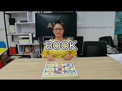 Kinder Englischbuch 9 Stück Kleines kognitives Papierbuch Custom gedruckt