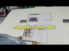 Umweltschonende, maßgeschneiderte, recycelbare Kartonpapiere, harte, starre Magnetbox, Verpackung mit magnetischem Li
