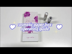 Personalisierte Kosmetik-Papierbox Hautpflege Ober- und Unterpackung mit Blister-Tray
