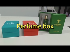 50 ml 100 ml Papier weiße Parfümbox personalisierte Duftverpackung mit Schaumbehälter