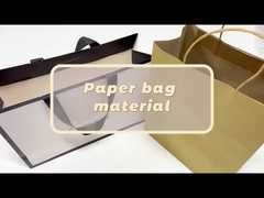 Custom Printed Recycling Kraft Papier Einkaufstüte Boutique Stil mit Ihrem eigenen Logo