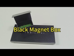 Schwarze Magnetverschluss starre Kisten Karton Magnetverschluss Geschenkbox ISO zugelassen