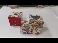 Anpassen Druck Blumen Mode Geschenk Handwerk Hautpflege Gesichtscreme Schublade Und Magneten Box mit Frauen