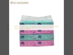 400 Pull Pack 3 Ply Weichgewebepapier für die Gesichtsreinigung