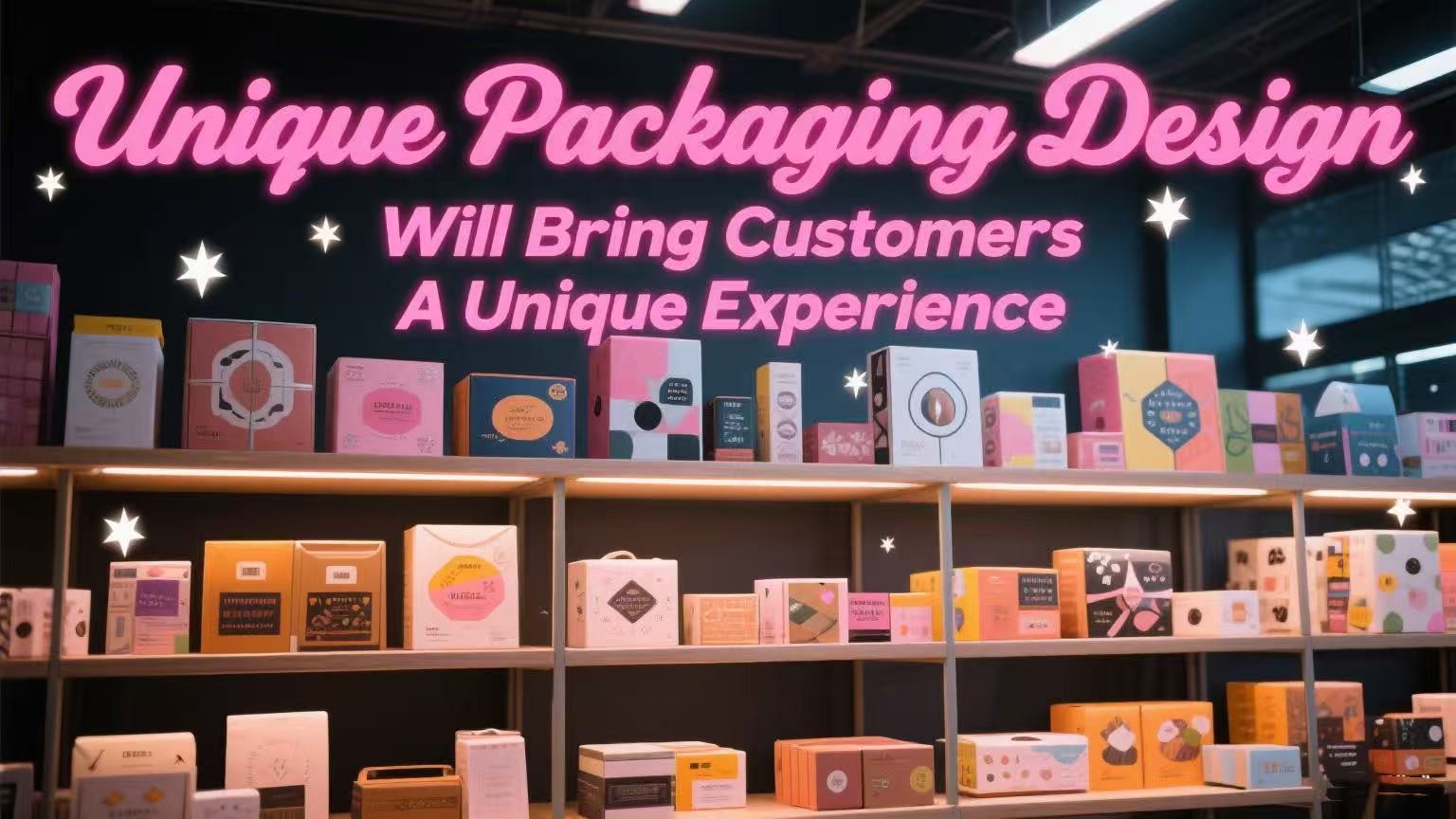 Jüngste Firmenblogs über Einzigartiges Verpackungsdesign wird den Kunden ein einzigartiges Erlebnis bieten