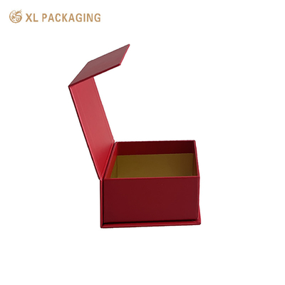 kaufen Rotdruck Magnetenschließfach Schmuck 157gm Kunstpapier Luxus Geschenkverpackung Online-Herstellung