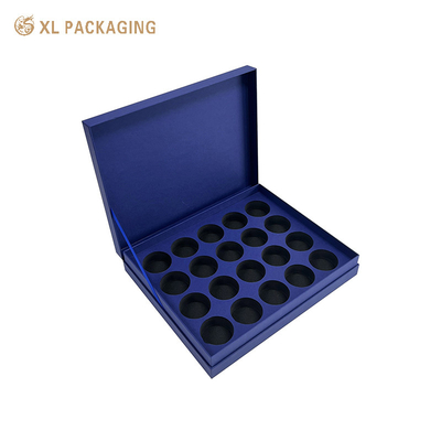 kaufen Luxuriöse Schokoladenverpackung Box Buchform, Blaue Magentische Schokoladen Geschenkbox online manufacture