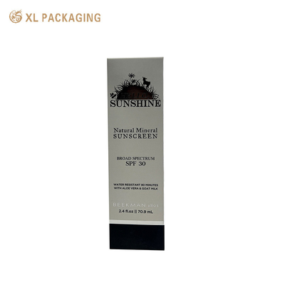 kaufen XL-Verpackung Druckkosmetik-Kartonschachtel Weißkarton-Kartonschachtel Kosmetik-Ölverpackung mit heißem Silber Online-Herstellung