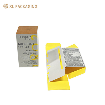 kaufen Zusammengefasste Hautpflegebox Verpackung Klapppapier Kosmetik Kartonbox Lippenstift Kosmetik Gläser Papierbox online manufacture