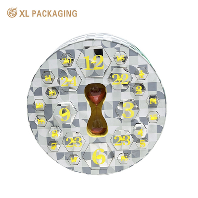 kaufen XL-Verpackung Maßgeschneiderte Verpackungskiste Fabrik Maßgeschneiderte Runde 25 Adventskalender Verpackungskiste zum Geschenk Kosmetik Handwerk Cartoon Spielzeug Online-Herstellung