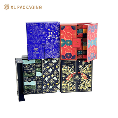 kaufen Nachgebildeter, leerer Weihnachtskalender, Adventskalender, Verpackungskiste, Make-up, Schmuckschachtel für Schokolade online manufacture
