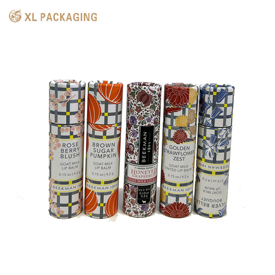 kaufen Biologisch abbaubare, individuell angefertigte Papierverpackungen Kraftkarton Ölfest Lippenstift Lippenbalsam Verpackung Online-Herstellung