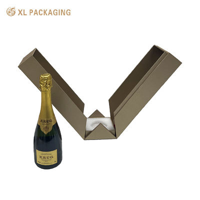 kaufen Doppelseitig geöffnetes Papiergeschenkfach für Whisky-Wein-Alkoholverpackungen Online-Herstellung