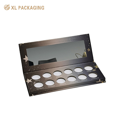 kaufen Kosmetische, benutzerdefinierte, gedruckte Verpackungskiste mit Augenschattenpalette und Spiegel-Make-up-Tool online manufacture