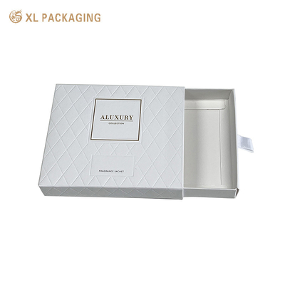 kaufen XL Verpackung Kundenspezifische Verpackungsfabrik Kundenspezifische Luxusboxen Kraftpapier-Faltschachtel Parfümbox Weiße Schublade Duftpapierbox Verpackung mit Griff Online-Herstellung