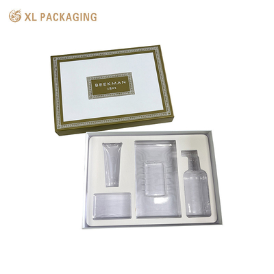 kaufen Custom Design Papier-Box Hautpflege-Set Verpackung Hochwertige Kosmetik-Box verschiedene Stile mit Blister Tray online manufacture