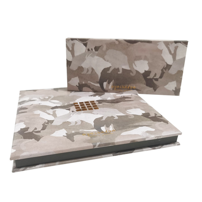 kaufen Kreisförmige leere, benutzerdefinierte Eyeshadow-Palette-Box Verpackung Make-up Kartonbox online manufacture