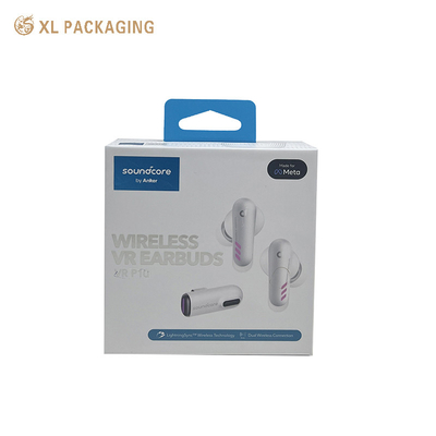 kaufen XL Packaging Custom Packaging Box Factory Custom Design Weiße Karton-Kopfhörer-Papiergeschenkboxen Bluetooth-Kopfhörer-Verpackungsbox für Ohrhörer Online-Herstellung