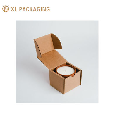 kaufen Benutzerdefinierte recycelbare faltbare Wellpappe-Kerzenbox mit individuellem Druck für Versandverpackungen Online-Herstellung