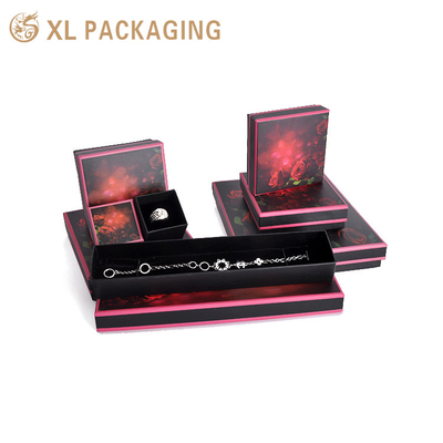 kaufen Persönliche Form Papier Deckel Und Basis Box Halskette Armband Schmuck Verpackungskiste Mit Logo Online-Herstellung