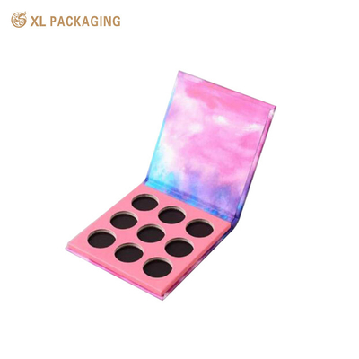 kaufen Magnetverschluss Make-up Kosmetik Augenschatten Palette mit Spiegel Gold Luxus Kosmetik Verpackung Handgefertigt Akzeptieren online manufacture