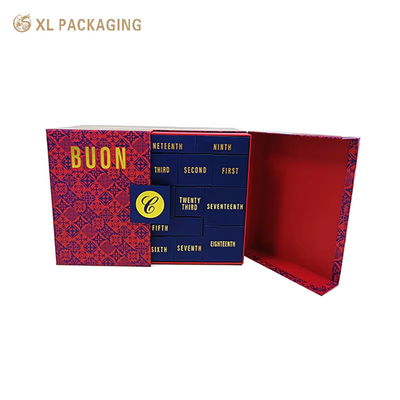 kaufen Individuell 24 Schubladen Weihnachts-Adventskalender Kosmetik Luxus Geschenk Papier und Verpackung Geschenk-Box online manufacture