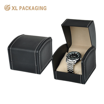 kaufen Custom Logo Matte Schwarz Männer Weibliche Uhr Set Verpackungskiste, Kraftpapier Geschenkverpackung Mit Kissen online manufacture