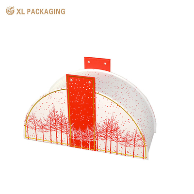 kaufen Individuelle Silber-Goldfarbe Leere Papierverpackung Sammlungskiste Halbrunde Form Design Für Kosmetik online manufacture