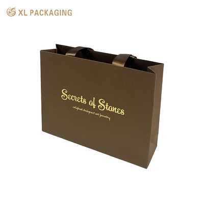Besonders gedruckte, laminierte, braune Kleinkleidung, Schmuck, Einkaufsgüter, Geschenkverpackung, Papiertüte, Öko-freundliche Eigenschaften, Kartonart
