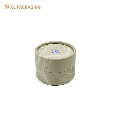 Runde Kante Kleingröße Schmuckpapierröhre Beige Ohrringe Schachtel Runde Verpackung