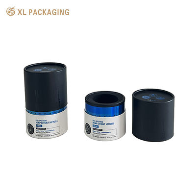 XL-Verpackung Custom Packaging Box Custom Logo Flat Edge Papierröhre Verpackung Kraftpapier Rundbox Verpackung Schokolade Geschenk Süßigkeiten Box
