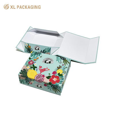 Auf Wunsch Luxus Magnetverschluss Starrklappbar Klappbares Paket Recyclingpapier Karton Geschenkboxen zum Verpacken
