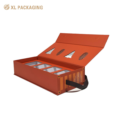 Wiederverwertbare Lebensmittelverpackungskisten Makkarone Waffel Kekse Gebäck Geschenkbox mit Griff