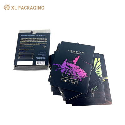 Hochzeitsschokolade Klapppapier Geschenkbox Verpackung Druckgeprägtes Logo Lebensmittelqualität