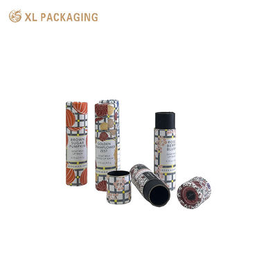 Benutzerdefinierter Lippenbalsam-Behälter aus Papierrolle, 1,5 mm Papprolle, Kosmetikzylinderverpackung aus 157 g/m² gestrichenem Papier für Lippenstift