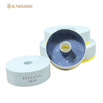 Custom Größe 3-stückige runde Papierröhre Geschenk-Box Set mit Lebensmittel-sichere Liner für Makkarone & Dessert Verpackung