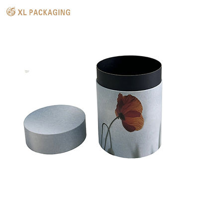 Custom gedruckte zylindrische Karton-Geschenkverpackungsschläuche mit 157gm beschichtetem Kunstpapier und schwarzem Baumwollseil