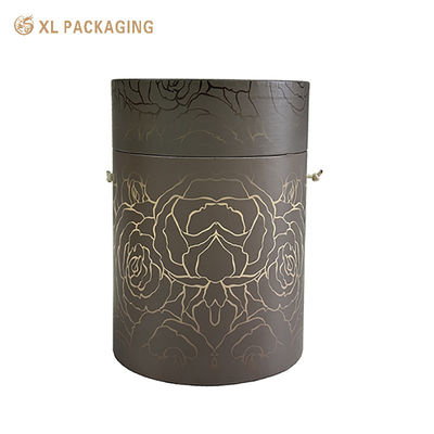 Portable Rope Handle Papierrohrverpackung mit 157gm Kunstpapier und anpassbarem Luxusdruck für Premium-Geschenke