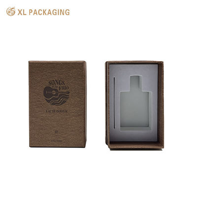 50 ml 100 ml Papier weiße Parfümbox personalisierte Duftverpackung mit Schaumbehälter