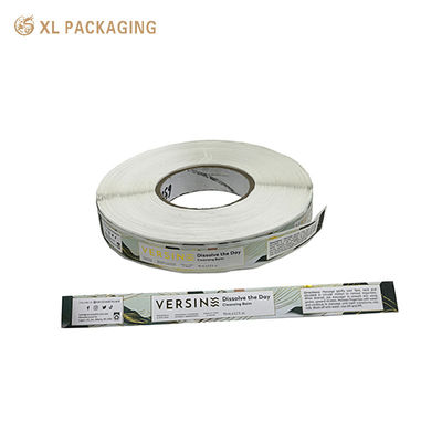 Wasserfeste, doppelseitige Papieraufkleber für Flaschen, XL-Verpackungen