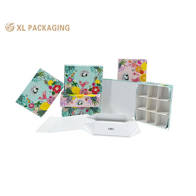 Recycelbare, faltbare, starre, magnetische Teeverpackungskiste.