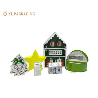 Weihnachtsbaumförmiger Kosmetik-Adventskalender-Box