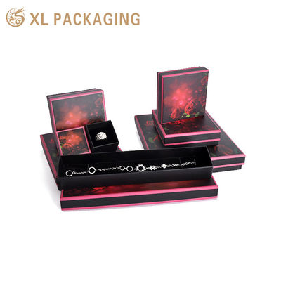 Persönliche Form Papier Deckel Und Basis Box Halskette Armband Schmuck Verpackungskiste Mit Logo