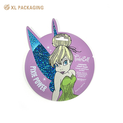 XL Verpackung Benutzerdefinierter Papieraufkleber Etikett Benutzerdefinierte Stanzform Mylar-Beutel Essbare Verpackung Speziell geformte Ziplock-Standbodenbeutel für Gummibärchen