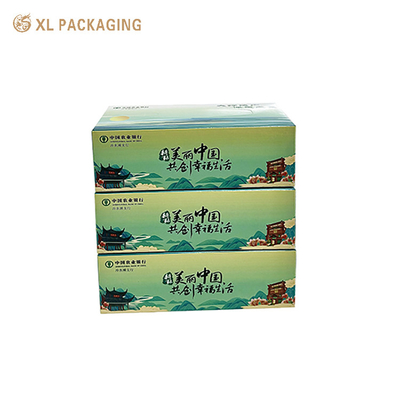 Maßgeschneiderte 100% Jungholz Zellstoff Weich verpackt Papier Gesichtsgewebe Starke Wasserabsorption Für Hotel