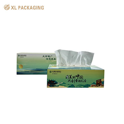 Anpassbare Taschentuchbox aus Frischzellstoff mit starker Wasserabsorption für Hotels und Firmengeschenke