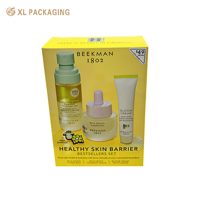 XL-Verpackung Maßgeschneiderte Kosmetik-Druckerboxen Maßgeschneiderte Hautpflege-Boxen Kosmetikkarton Klappverpackung Tuck Top Maßgeschneiderte Kosmetik-Druckerboxen Verpackung