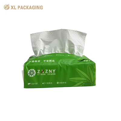 Soft Embossed 3/Layer Virgin Pulp gedruckt Standard Soft Pack Gesichtsgewebe Papier für Hotel